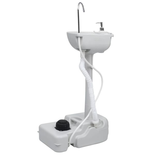 vidaXL B&aelig;rbart campingsett toalett og h&aring;ndvask med vanntank