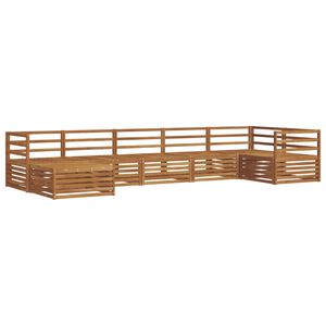 vidaXL Utend&oslash;rs sofa-sett 7 pcs Naturlig
