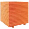 vidaXL Plantekasse voksbrun 70x70x72,5 cm heltre furu