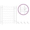 vidaXL Vinstativ for 48 flasker metall hvit