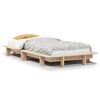 vidaXL Sengeramme uten madrass 90x200 cm heltre furu