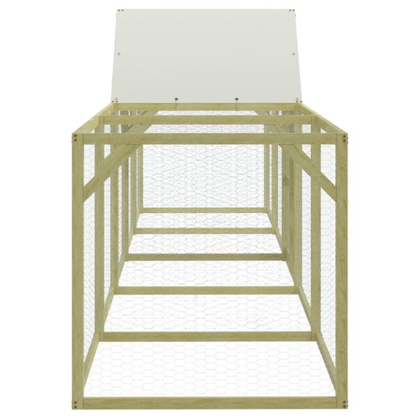 vidaXL H&oslash;nseg&aring;rd 500x100x150 cm impregnert heltre furu