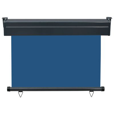vidaXL Sidemarkise for balkong 100x250 cm blå