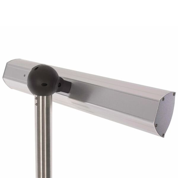 Sunred St&aring;ende terrassevarmer Royal Diamond 2000 W infrar&oslash;d gull s&oslash;lv