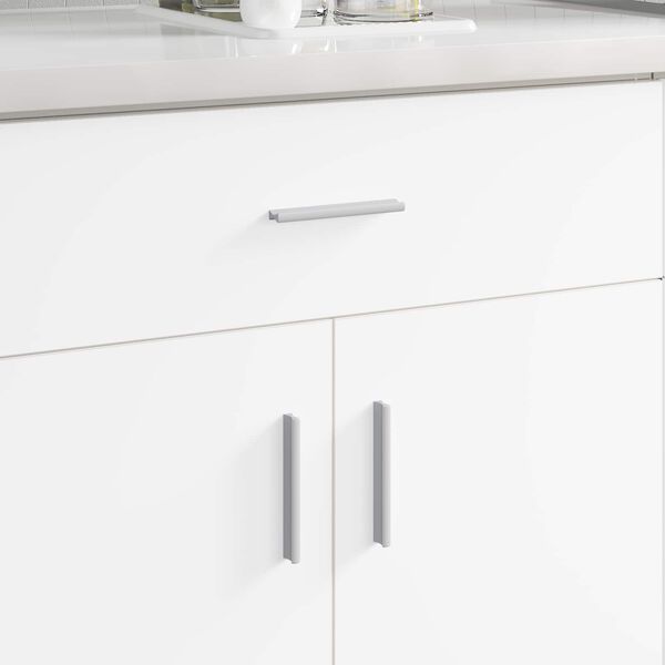 vidaXL H&aring;ndtak Ensfarget 828 pcs s&oslash;lv 105,7 x 7,4 x 15,5 mm Aluminium