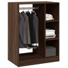 vidaXL Garderobe brun eik 77x48x102 cm konstruert tre