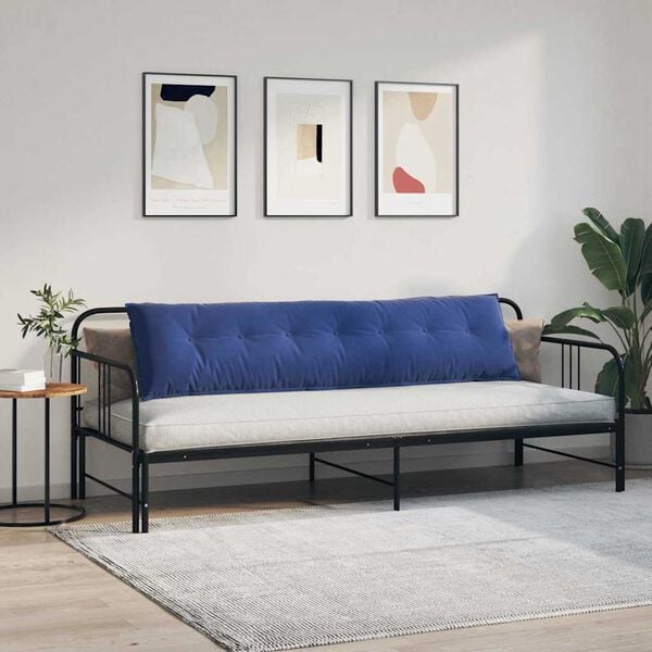 vidaXL Bakputen Politi bl&aring; 200 x 50 cm Corduroy stoff