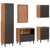 vidaXL Badev&aelig;relses Sett 5 pcs Akacia Brun Finish Massiv mango tre