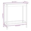 vidaXL Barbord 100x50x110 cm heltre furu