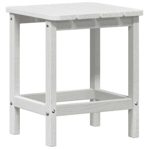 vidaXL Sidetabell Hvit 38 x 38 x 46 cm Polyethylen