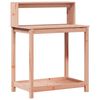 vidaXL Pottebord med hyller 82,5x50x109,5 cm heltre douglasgran