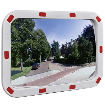 vidaXL Trafikkspeil firkantet 40 x 60 cm med reflekser