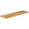 vidaXL Bordplate med naturlig kant 100x20x2,5 cm heltre mango
