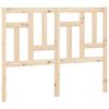 vidaXL Sengegavl 145,5x4x100 cm heltre furu