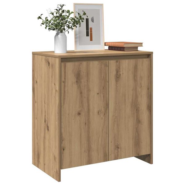 vidaXL Skjenk artisan eik 70x41x75 cm konstruert tre