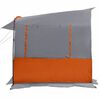 vidaXL Tailgate-telt for campingvogn Gr&aring; og Oransje 352 x 250 x 240 cm