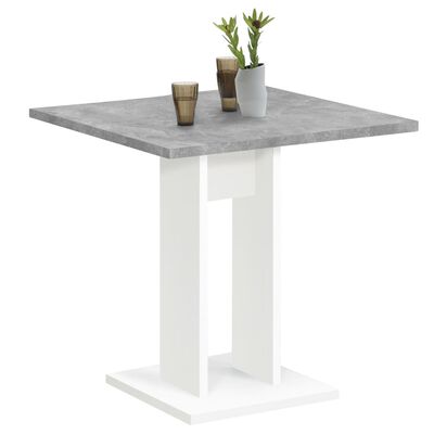 FMD Spisebord 70 cm betonggrå og hvit