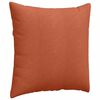 vidaXL Sofaputer 2 pcs Rød oransje 80 x 80 cm Corduroy stoff