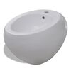 Vegghengt Bidet Hvit Keramikk