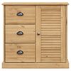 vidaXL Highboard VIGO 78x40x175 cm heltre furu