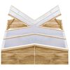 vidaXL Drivhus 2 stk impregnert furu 200x50x35 cm