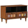 vidaXL Kaffebord med skuff Brun 80 x 54 x 40 cm Massiv mango tre