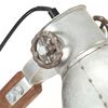 vidaXL Industriell bordlampe s&oslash;lv rund 58x18x90 cm E27
