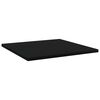 vidaXL Hylleplater 8 stk svart 40x40x1,5 cm sponplate