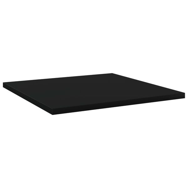 vidaXL Hylleplater 8 stk svart 40x40x1,5 cm sponplate