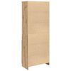 vidaXL Highboard artisan eik 70x35x180 cm konstruert tre