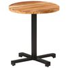 vidaXL Bistrobord rundt &Oslash;70x75 cm heltre akasie