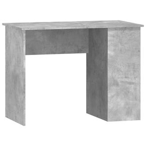 vidaXL Skrivebord betonggr&aring; 100x55x75 cm konstruert tre
