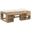 vidaXL Barneseng med oppbevaring Artisan eik 90 x 190 cm