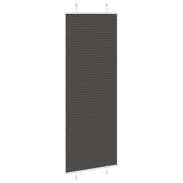 vidaXL pliss&eacute;gardin sort 75x200 cm Stoff Bredde 74,4 cm Polyester
