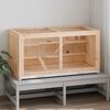 vidaXL Hamsterbur 104x52x54 cm heltre gran