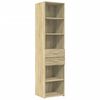 vidaXL Hylle sonoma eik 45x42,5x185 cm konstruert tre