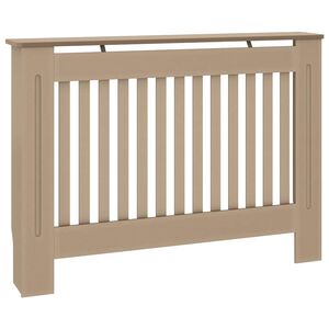 vidaXL Radiatordeksel 112x19x81,5 cm konstruert tre