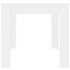 vidaXL Spisebord hvit 160x80x76 cm sponplate