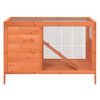 vidaXL Kaninbur brun 103x44x69,5 cm heltre furu