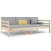 vidaXL Dagseng uten madrass 90x190 cm heltre furu