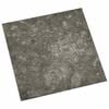 vidaXL Selvheftende Gulvplanker 30,5 x 30,5 cm 20 pcs PVC Svart og Gr&aring;