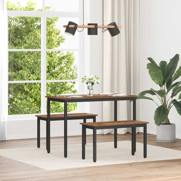 vidaXL benk Gammelt tre 80 x 35 x 45 cm Konstruert tre