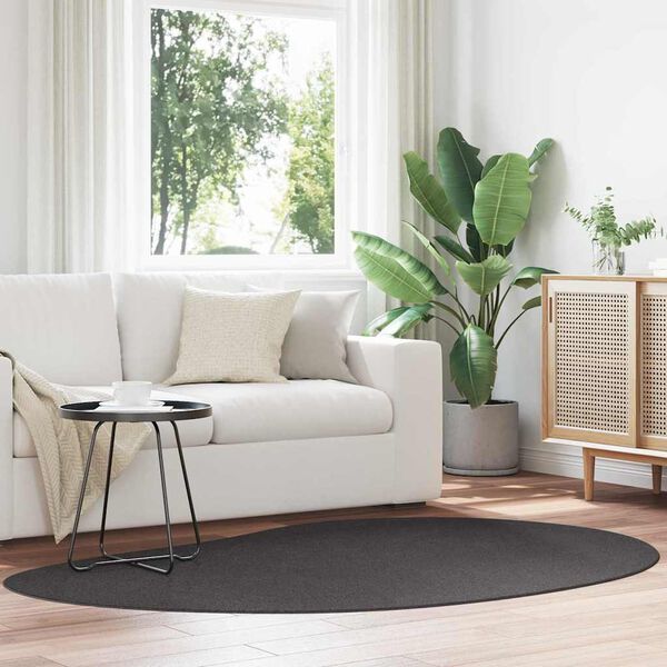 vidaXL Teppe Antrasitt 140 x 200 cm Polyester