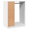 vidaXL Garderobe hvit 77x48x102 cm konstruert tre