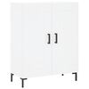 vidaXL Skjenk hvit 69,5x34x90 cm konstruert tre