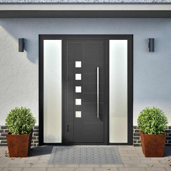 vidaXL Hageplanter 2 stk 40x40x40 cm oksidert st&aring;l