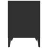 vidaXL Nattbord 2 stk svart 40x35x50