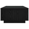 vidaXL Kaffebord med skuff Svart Eik 95 x 55 x 31 cm Konstruert tre