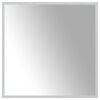 vidaXL LED Badevindu med speil Gjennomsiktig 60 x 60 cm herdet glass