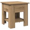 vidaXL Salongbord artisan eik 40x40x42 cm konstruert tre